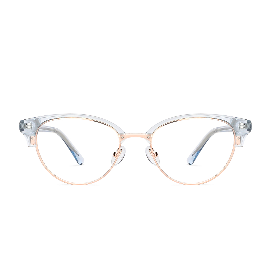 John Jacobs Online Rose Gold Full Rim Cat Eye left side